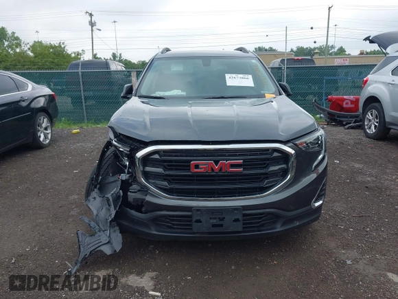 2019 GMC Terrain SLE with VIN 3GKALMEVXKL106800, listed as a IAAI auction lot 42673866 with 50,431 mi miles and . Bid and sale history available at DreamBid. Image 12.