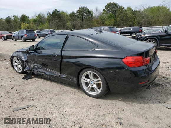 2015 BMW 4 Series 435i with VIN WBA3R1C58FK195520, listed as a Copart auction lot 52079125 with 101,584 mi miles and Salvage title. Bid and sale history available at DreamBid. Image 2.