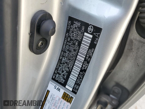 2005 Toyota Prius with VIN JTDKB20U457056281, listed as a Copart auction lot 54506355 with 212,579 mi miles and Clean Title. Bid and sale history available at carsss.com. Image 12.