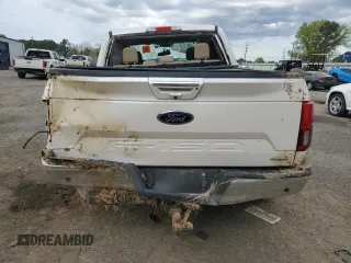 2018 Ford F-150 XL with VIN 1FTEW1EG1JFE56331, listed as a Copart auction lot 50184205 with 152,420 mi miles and Salvage Title. Bid and sale history available at carsss.com. Image 6.