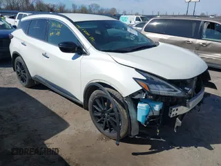 2023 Nissan Murano SV with VIN 5N1AZ2BJXPC105841, listed as a IAAI auction lot 41851868 with 57,212 mi miles. Bid and sale history available at carsss.com. Image 1.