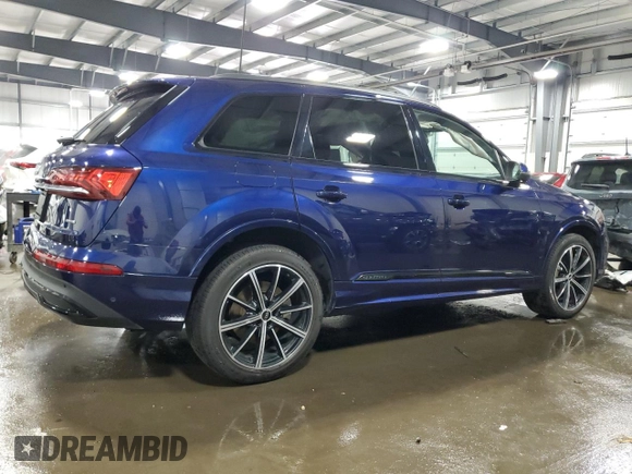 2021 Audi Q7 Premium Plus z VIN WA1LXAF79MD014507, wystawiony jako Copart lot #59815775 z przebiegiem 55 164 mil mil oraz Szkoda całkowita • Salvage title. Historia ofert i sprzedaży dostępna na DreamBid. Obrazek 3.