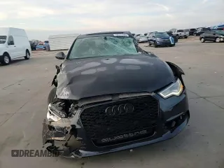 2015 Audi A6 3.0T Premium Plus with VIN WAUFGAFCXFN016132, listed as a Copart auction lot 50551585 with 90,637 mi miles and Salvage Title. Bid and sale history available at carsss.com. Image 14.
