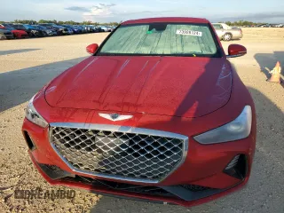 2021 Genesis G70 2.0T with VIN KMTG64LA9MU078432, listed as a Copart auction lot 73928124 with 22,301 mi miles and Non Repairable. Bid and sale history available at carsss.com. Image 5.