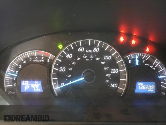 2013 Toyota Camry L with VIN 4T1BF1FK6DU264985, listed as a Copart auction lot 55359495 with 136,209 mi miles and Clean Title. Bid and sale history available at DreamBid. Image 9.