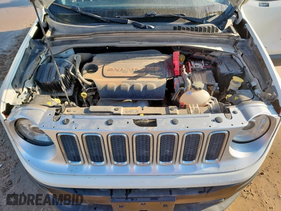2018 Jeep Renegade Limited z VIN ZACCJADB1JPH47503, wystawiony jako Copart lot #60557265 z przebiegiem 91 226 mil mil oraz Czysty tytuł • Clean title. Historia ofert i sprzedaży dostępna na DreamBid. Obrazek 12.