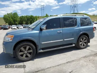 2011 Nissan Armada Platinum z VIN 5N1BA0NE3BN619333, wystawiony jako Copart lot #60570645 z przebiegiem 174 932 mil mil oraz Czysty tytuł • Clean title. Historia ofert i sprzedaży dostępna na DreamBid. Obrazek 1.