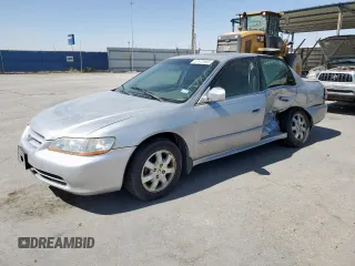 2002 Honda Accord EX z VIN JHMCG56612C000722, wystawiony jako Copart lot #57473585 z przebiegiem 86 647 mil mil oraz Czysty tytuł • Clean title. Historia ofert i sprzedaży dostępna na DreamBid. Obrazek 1.