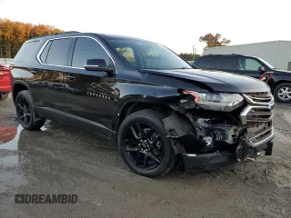 2021 Chevrolet Traverse LT Cloth with VIN 1GNERGKW7MJ168621, listed as a Copart auction lot 79432114 with 63,476 mi miles and Salvage title. Bid and sale history available at DreamBid. Image 4.