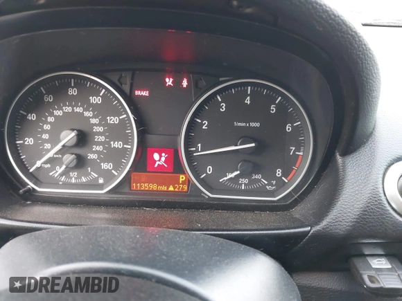 2013 BMW 1 Series 135i with VIN WBAUC9C52DVM13628, listed as a IAAI auction lot 41901475 with 113,598 mi miles and . Bid and sale history available at DreamBid. Image 7.