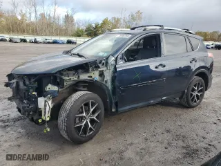 2018 Toyota RAV4 SE with VIN JTMJFREV5JD256043, listed as a Copart auction lot 75988284 with 101,468 mi miles and Salvage Title. Bid and sale history available at carsss.com. Image 1.