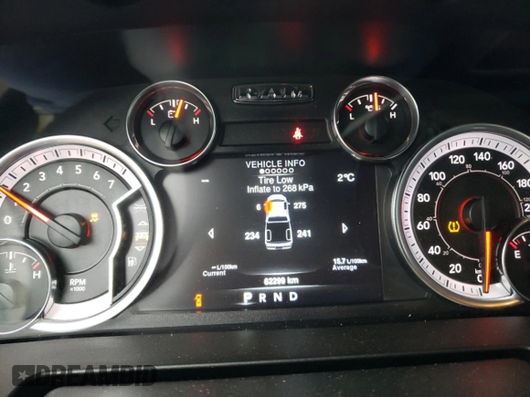 2021 Ram 1500 Warlock z VIN 1C6RR7LT1MS590075, wystawiony jako Copart lot #79451204 z przebiegiem 62 299 mil mil oraz Szkoda całkowita • Salvage title. Historia ofert i sprzedaży dostępna na DreamBid. Obrazek 9.