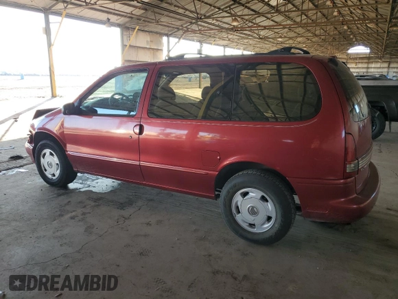 1996 Mercury Villager GS z VIN 4M2DV11W9TDJ27977, wystawiony jako Copart lot #83156874 z przebiegiem 155 013 mil mil oraz Szkoda całkowita • Salvage title. Historia ofert i sprzedaży dostępna na DreamBid. Obrazek 2.