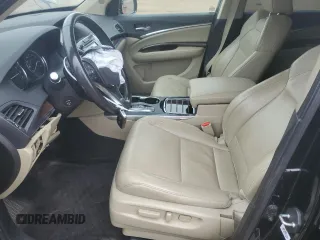 2018 Acura MDX Technology with VIN 5J8YD4H51JL001576, listed as a Copart auction lot 57646995 with 98,295 mi miles and Salvage title. Bid and sale history available at DreamBid. Image 7.