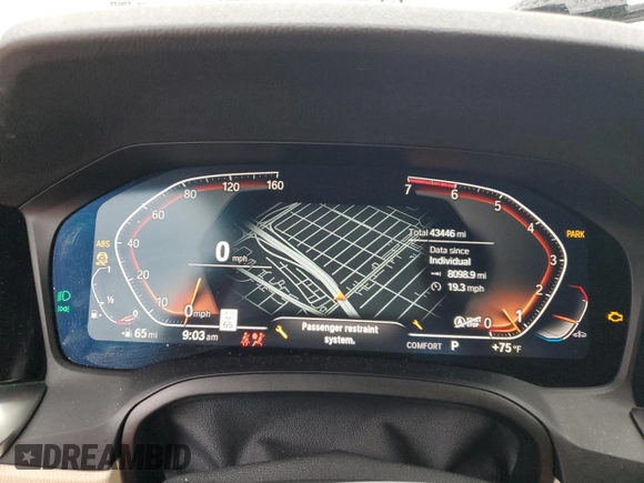 2021 BMW 4 Series 430i z VIN WBA53AP06MCF79573, wystawiony jako Copart lot #59136805 z przebiegiem 43 446 mil mil oraz Szkoda całkowita • Salvage title. Historia ofert i sprzedaży dostępna na DreamBid. Obrazek 9.