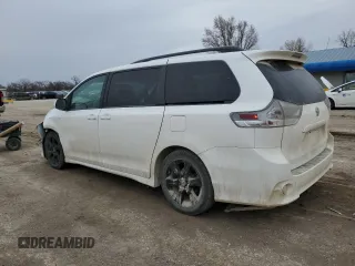 2012 Toyota Sienna SE with VIN 5TDXK3DC5CS187882, listed as a Copart auction lot 47955425 with 289,654 mi miles and Salvage Title. Bid and sale history available at carsss.com. Image 2.