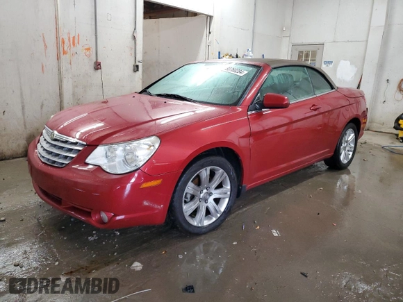 2010 Chrysler Sebring Touring with VIN 1C3BC5ED0AN109219, listed as a Copart auction lot 80760284 with 89,414 mi miles and Salvage Title. Bid and sale history available at carsss.com. Image 1.