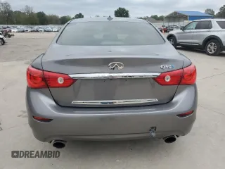 2014 Infiniti Q50 Hybrid Sport with VIN JN1AV7AP2EM690346, listed as a Copart auction lot 79770594 with 114,964 mi miles and Salvage Title. Bid and sale history available at carsss.com. Image 6.