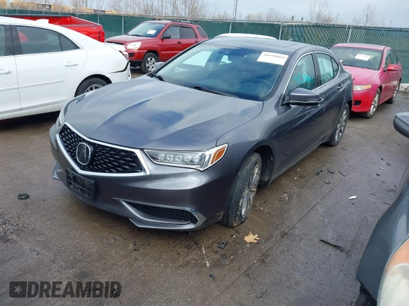 2020 Acura TLX with VIN 19UUB1F30LA001670, listed as a IAAI auction lot 41638804 with 95,122 mi miles. Bid and sale history available at carsss.com. Image 2.