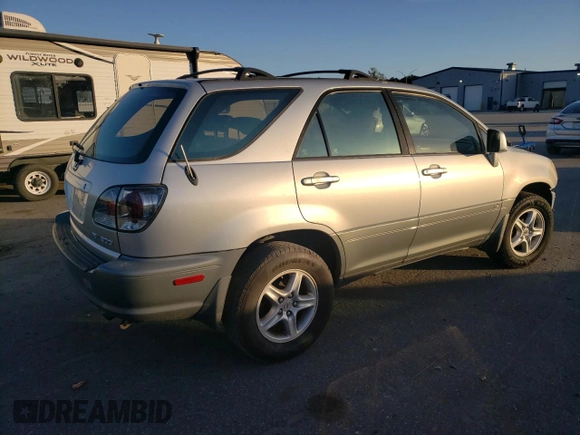 2002 Lexus RX 300 with VIN JTJGF10U420148495, listed as a Copart auction lot 77759494 with 0 mi miles and Salvage Title. Bid and sale history available at carsss.com. Image 3.