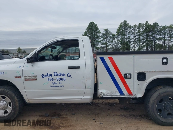 2016 Ram 2500 Tradesman with VIN 3C7WR4AJ8GG191366, listed as a IAAI auction lot 41671363 with 83,410 mi miles. Bid and sale history available at carsss.com. Image 6.