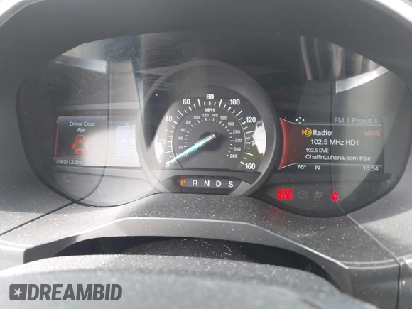 2017 Ford Edge Titanium with VIN 2FMPK4K81HBB51275, listed as a IAAI auction lot 42072543 with 90,912 mi miles. Bid and sale history available at carsss.com. Image 7.