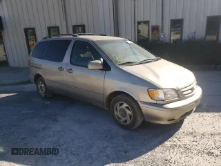 2001 Toyota Sienna LE with VIN 4T3ZF13C11U390198, listed as a Copart auction lot 76785094 with 200,803 mi miles and Salvage Title. Bid and sale history available at carsss.com. Image 4.