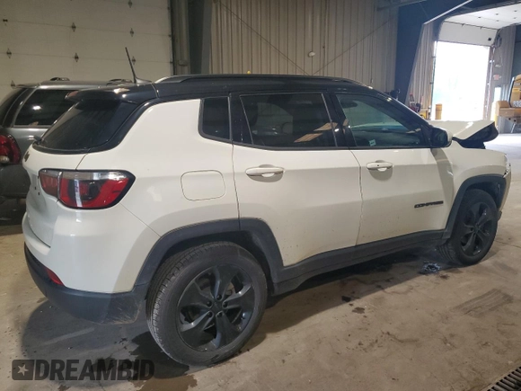 2020 Jeep Compass Latitude with VIN 3C4NJDBB1LT157875, listed as a Copart auction lot 60310155 with 81,817 mi miles and Salvage title. Bid and sale history available at DreamBid. Image 3.