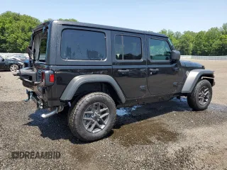 2025 Jeep Wrangler Sport S with VIN 1C4PJXDN1SW598688, listed as a Copart auction lot 61164725 with 281 mi miles and Clean title. Bid and sale history available at DreamBid. Image 3.