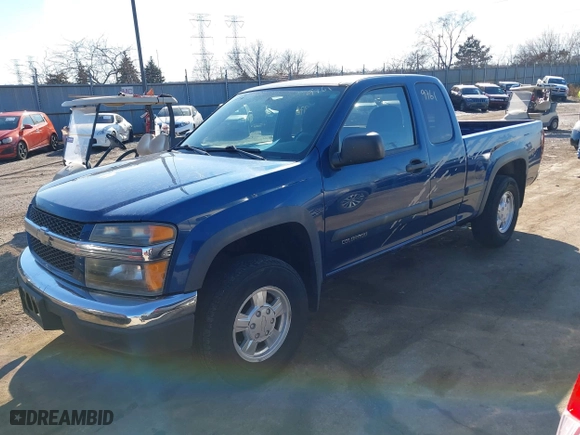 2005 Chevrolet Colorado LS Z71 with VIN 1GCDT196258124222, listed as a IAAI auction lot 41669761 with 195,040 mi miles. Bid and sale history available at carsss.com. Image 2.