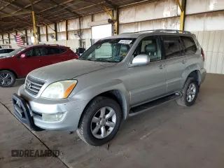 2005 Lexus GX 470 z VIN JTJBT20X050085483, wystawiony jako Copart lot #60870535 z przebiegiem 239 685 mil mil oraz Czysty tytuł • Clean title. Historia ofert i sprzedaży dostępna na DreamBid. Obrazek 1.