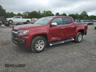 2021 Chevrolet Colorado 4WD LT с VIN 1GCGTCEN5M1103233, выставлен на аукционе Copart как лот 60162395 с пробегом 45 682 миль миль и Списание • Salvage title. История ставок и продаж доступна на DreamBid. Изображение 1.