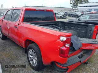 2025 Chevrolet Silverado 1500 Custom with VIN 1GCPABEK2SZ132029, listed as a IAAI auction lot 41791262 with 2,458 mi miles and . Bid and sale history available at DreamBid. Image 3.