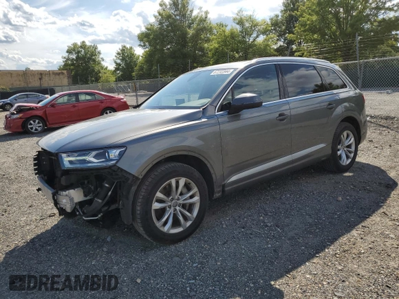 2017 Audi Q7 Premium with VIN WA1AHAF71HD043154, listed as a Copart auction lot 67232344 with 86,710 mi miles and Salvage title. Bid and sale history available at DreamBid. Image 1.