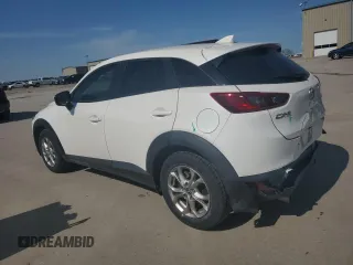 2018 Mazda CX-3 Sport with VIN JM1DKDB76J0309289, listed as a Copart auction lot 50413075 with 57,455 mi miles and Salvage Title. Bid and sale history available at DreamBid. Image 2.