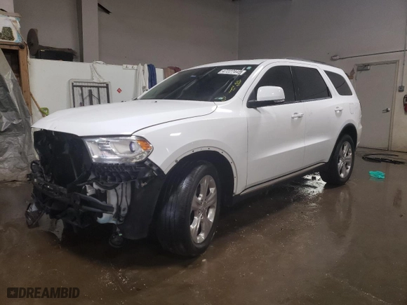2014 Dodge Durango Limited with VIN 1C4RDJDG8EC305163, listed as a Copart auction lot 47227445 with 119,463 mi miles and Salvage Title. Bid and sale history available at carsss.com. Image 1.