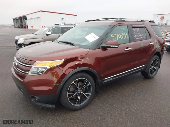 2015 Ford Explorer Limited with VIN 1FM5K8F81FGA20989, listed as a IAAI auction lot 41706989 with 167,152 mi miles. Bid and sale history available at carsss.com. Image 17.