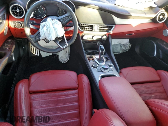2020 Alfa Romeo Giulia Ti Sport with VIN ZARFAMBN7L7635824, listed as a Copart auction lot 73010252 with 15,771 mi miles. Bid and sale history available at carsss.com. Image 8.