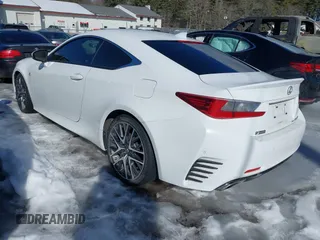 2016 Lexus RC with VIN JTHSE5BC5G5006662, listed as a IAAI auction lot 41665715 with 51,378 mi miles. Bid and sale history available at carsss.com. Image 3.