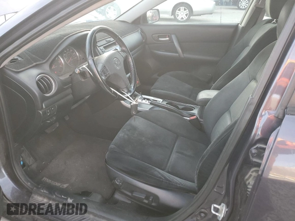 2007 Mazda 6 i Sport VE with VIN 1YVHP84C675M24095, listed as a Copart auction lot 80582564 with 196,394 mi miles and Salvage Title. Bid and sale history available at DreamBid. Image 7.