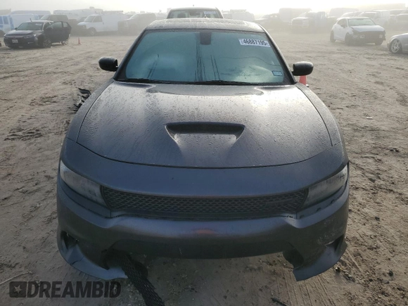 2021 Dodge Charger GT with VIN 2C3CDXHG1MH673073, listed as a Copart auction lot 46887195 with 94,206 mi miles and Salvage Title. Bid and sale history available at DreamBid. Image 5.
