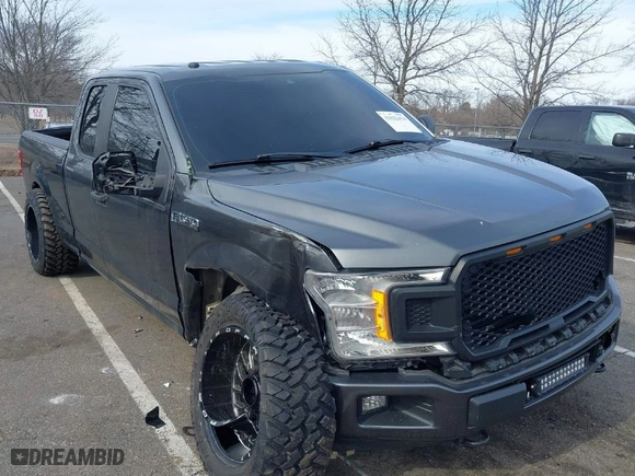 2019 Ford F-150 XL with VIN 1FTEX1EPXKFC28651, listed as a IAAI auction lot 41622474 with 80,693 mi miles. Bid and sale history available at carsss.com. Image 6.