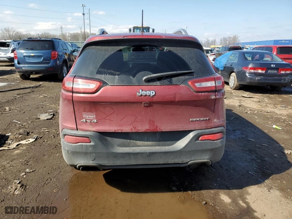 2016 Jeep Cherokee North with VIN 1C4PJMCS6GW367265, listed as a Copart auction lot 52674135 with 170,299 mi miles and Clean Title. Bid and sale history available at carsss.com. Image 6.