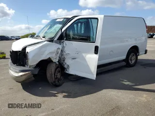 2019 Chevrolet Express Cargo Van with VIN 1GCWGAFG9K1241911, listed as a Copart auction lot 81139944 with 67,880 mi miles and Non Repairable. Bid and sale history available at carsss.com. Image 1.
