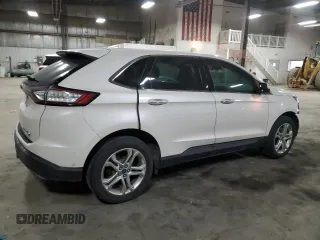 2017 Ford Edge Titanium with VIN 2FMPK4K83HBC14599, listed as a Copart auction lot 49268825 with 114,041 mi miles and Salvage Title. Bid and sale history available at carsss.com. Image 3.
