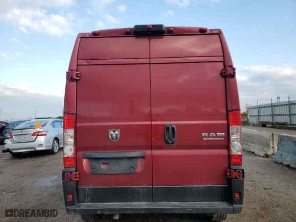 2021 Ram ProMaster Cargo Van with VIN 3C6LRVDG0ME579177, listed as a Copart auction lot 84219214 with 179,671 mi miles and Salvage Title. Bid and sale history available at carsss.com. Image 6.