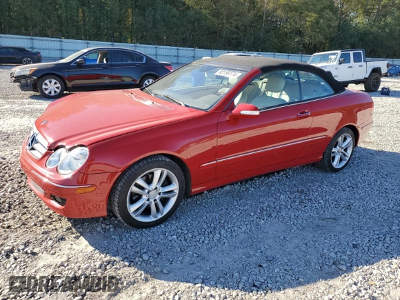2009 Mercedes-Benz CLK 350 with VIN WDBTK56F09T106832, listed as a Copart auction lot 80189174 with 152,662 mi miles and Salvage Title. Bid and sale history available at DreamBid. Image 1.