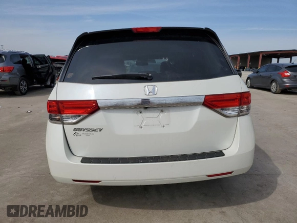 2016 Honda Odyssey EX-L with VIN 5FNRL5H63GB016354, listed as a Copart auction lot 44796235 with 169,581 mi miles and Salvage Title. Bid and sale history available at carsss.com. Image 6.