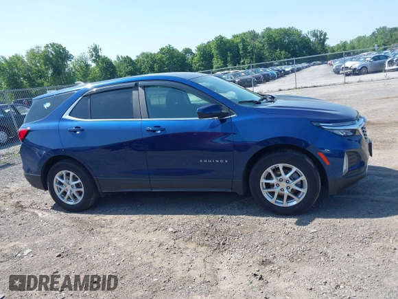 2023 Chevrolet Equinox LT with VIN 3GNAXKEG5PS148513, listed as a IAAI auction lot 42556917 with 17,732 mi miles and . Bid and sale history available at DreamBid. Image 13.