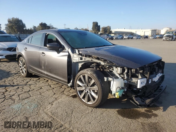 2019 Mazda 6 Grand Touring Reserve with VIN JM1GL1WY3K1508761, listed as a Copart auction lot 89268105 with 34,089 mi miles and Salvage Title. Bid and sale history available at DreamBid. Image 4.